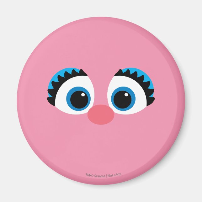 Abby Cadabby Big Face Magnet (Front)