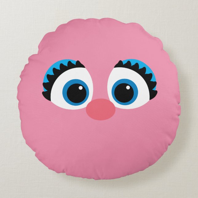 Abby Cadabby Big Face Round Pillow (Front)
