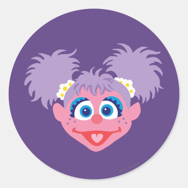 Abby Cadabby Face Classic Round Sticker (Front)