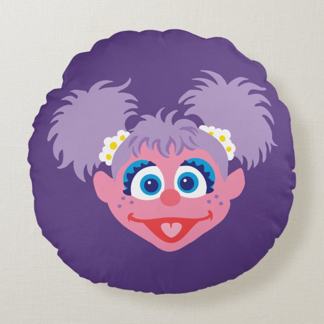 Abby Cadabby Face Round Pillow (Front)