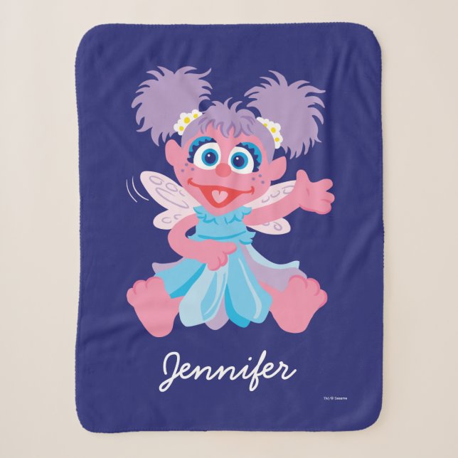 Abby Cadabby Fairy | Add Your Name Sherpa Blanket (Front)