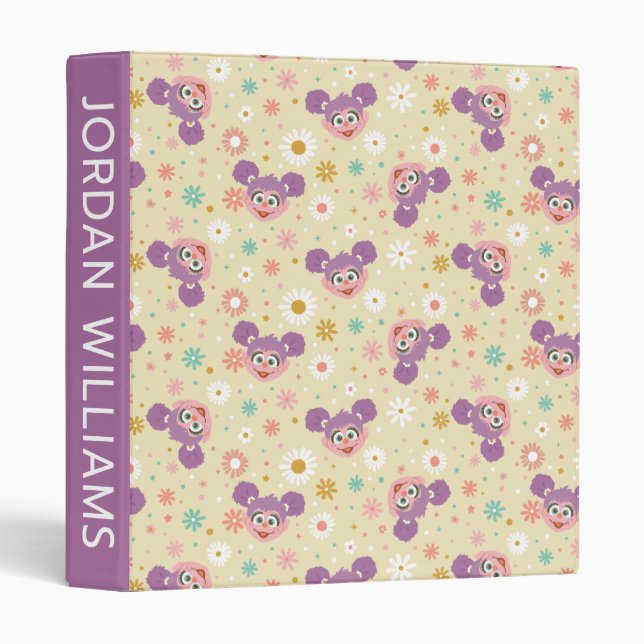 Abby Cadabby | Flower Face | Add Your Name Binder (Front/Spine)