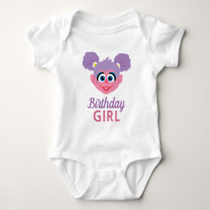 Abby Cadabby   Flower Face   Birthday Girl Baby Bodysuit