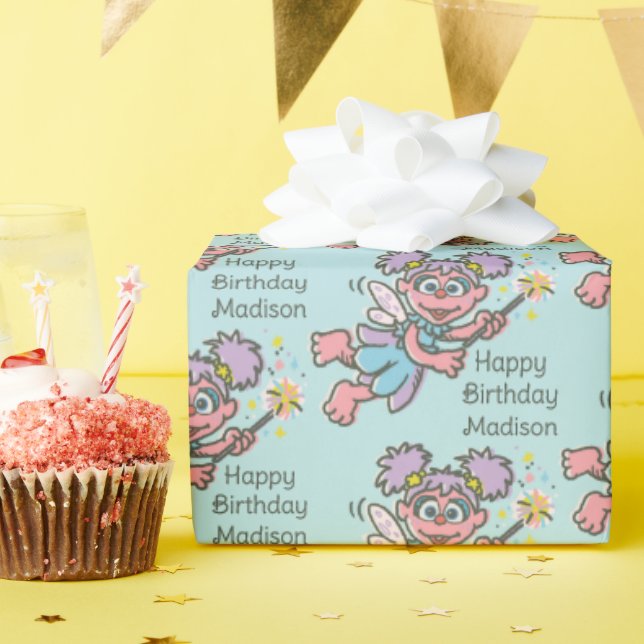 Abby Cadabby Flying Wrapping Paper (Birthday Party)