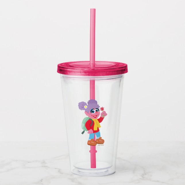 Abby Cadabby Hiking Acrylic Tumbler (Front)