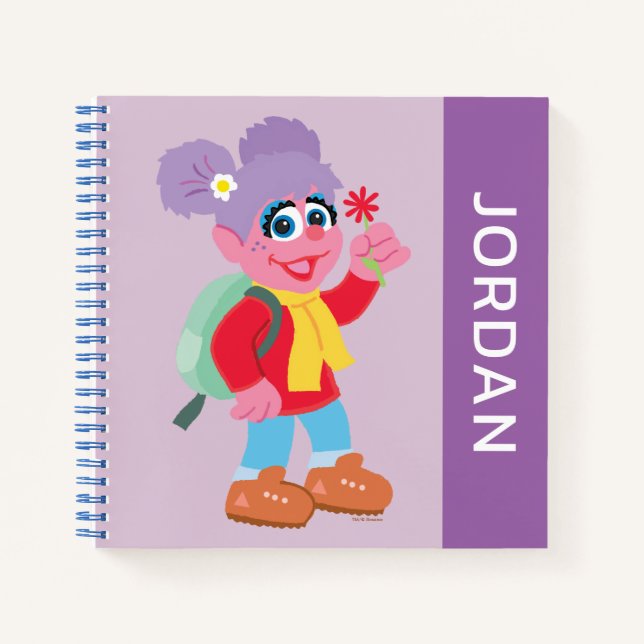 Abby Cadabby Hiking | Add Your Name Notebook (Front)
