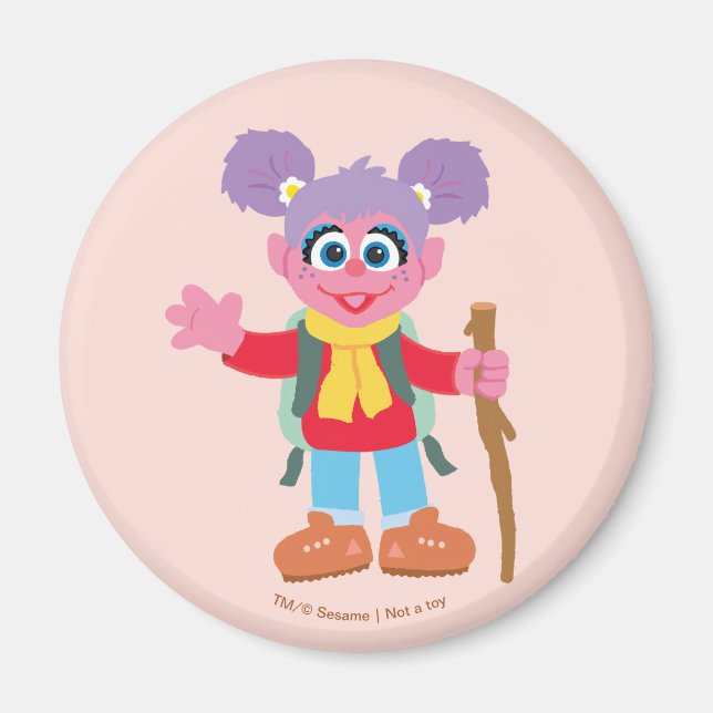 Abby Cadabby Hiking Magnet (Front)