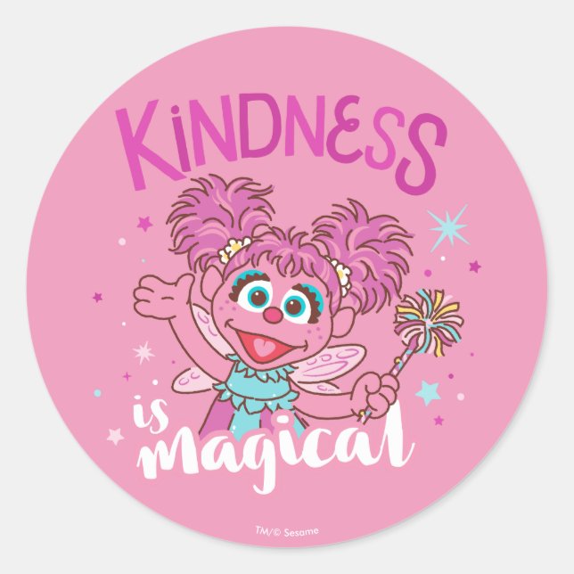 Abby Cadabby - Kindness is Magical Classic Round Sticker (Front)
