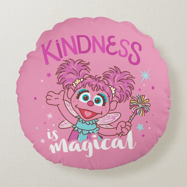 Abby Cadabby - Kindness is Magical Round Pillow (Front)