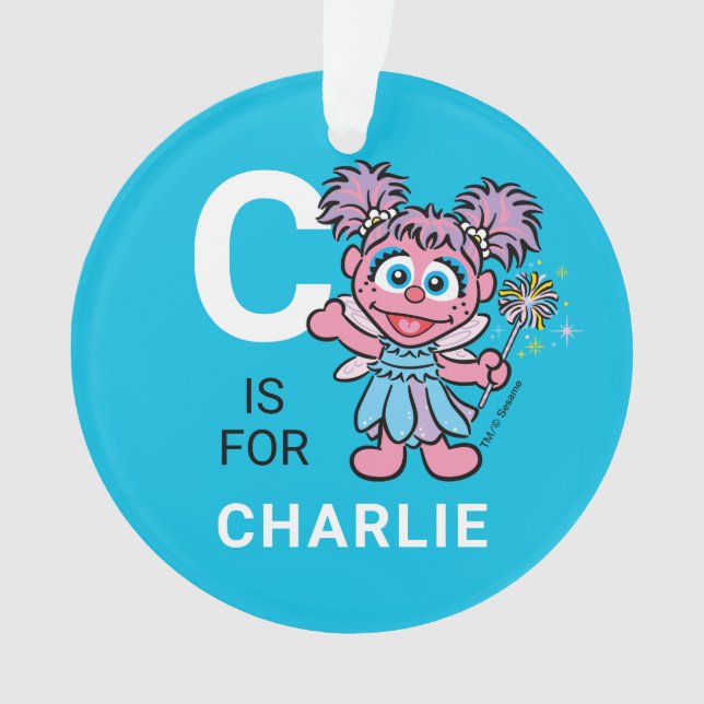 Abby Cadabby | Personalized Name with Photo Ornament (Front)
