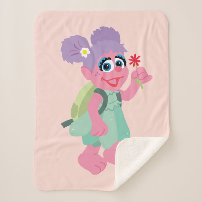Abby Cadabby | Picking Daisies Sherpa Blanket (Front)