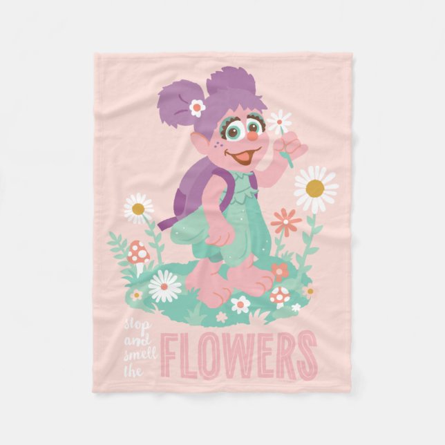 Abby Cadabby | Stop and Smell The Flowers Fleece Blanket (Front)