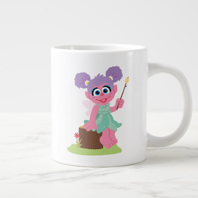 Abby Cadabby Toasting Marshmallows Large Coffee Mug (Right)