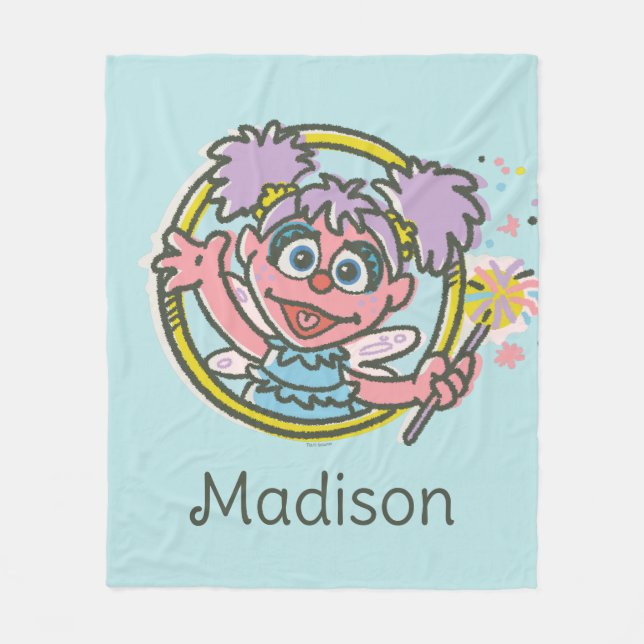Abby Cadabby Vintage Fleece Blanket (Front)