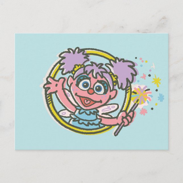 Abby Cadabby Vintage Postcard (Front)