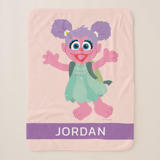 Abby Cadabby Woodland | Add Your Name Sherpa Blanket (Front)