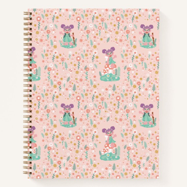 Abby Cadabby | Woodland Flower Pattern Notebook (Front)