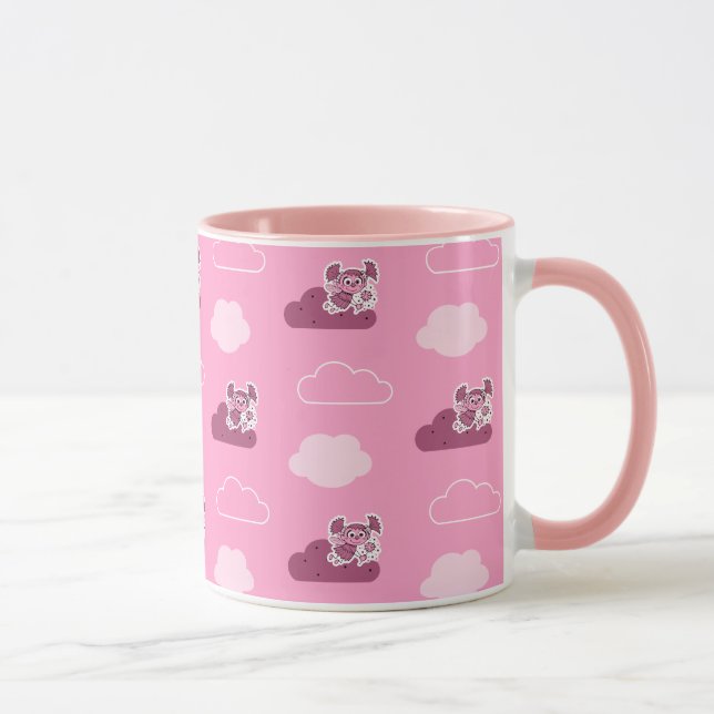 Abby Doodley Cloud Pattern Mug (Right)