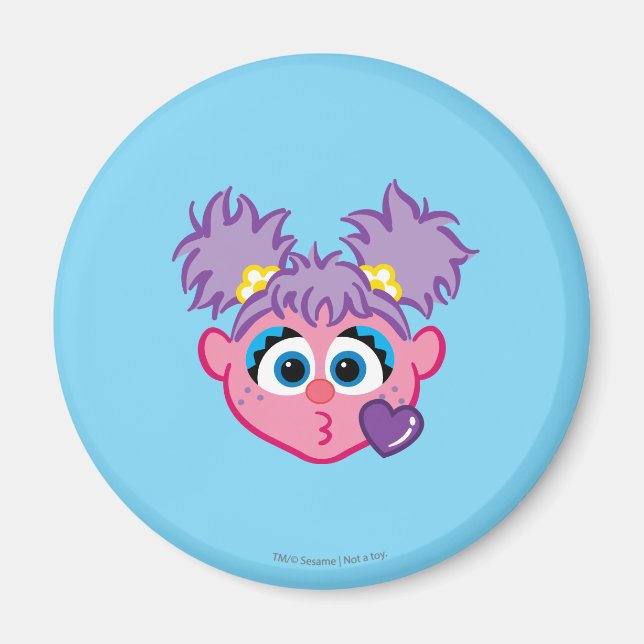 Abby Face Throwing a Kiss Magnet (Front)