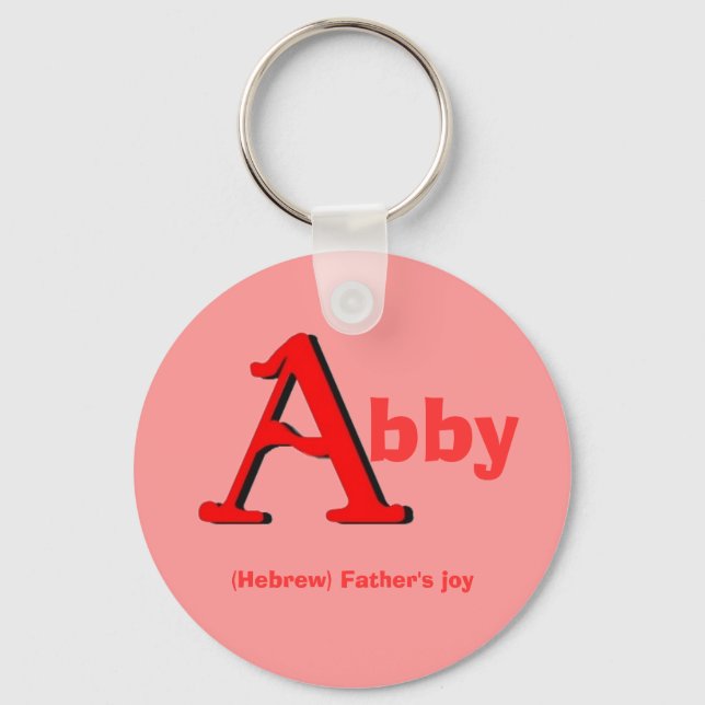 Abby Keychain (Front)