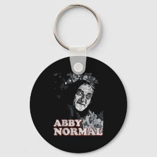 Abby Normal Brain Funny Halloween Keychain