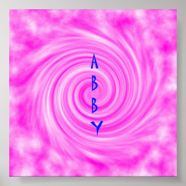 Abby Poster rose (Devant)
