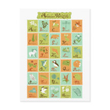 ABC Alaskan Wildlife Postcard