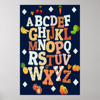 ABC alphabet homeschool tableau de la classe d'acc