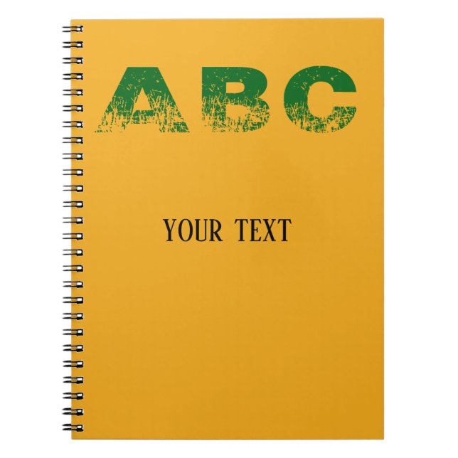 ABC alphabet Notebook (Front)