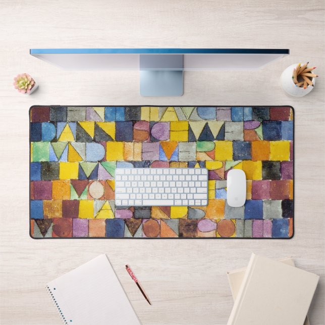 ABC (Alphabet), Paul Klee Desk Mat (Office 1)