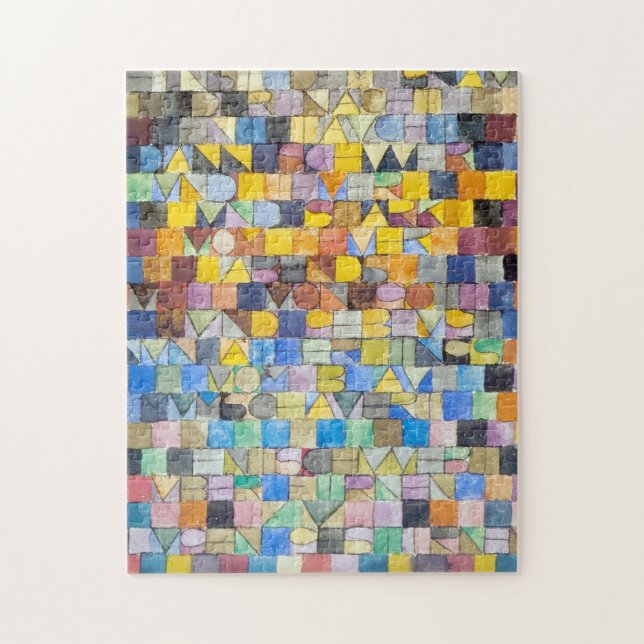 ABC (Alphabet), Paul Klee Jigsaw Puzzle (Vertical)
