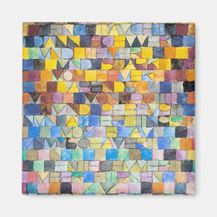 ABC (Alphabet), Paul Klee Magnet