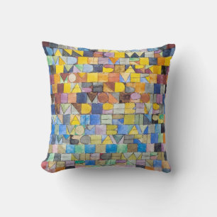 ABC (Alphabet), Paul Klee Throw Pillow