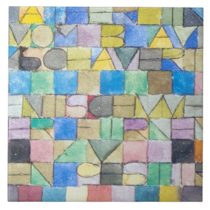 ABC (Alphabet), Paul Klee Tile