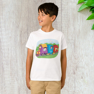 ABC Alphabet Train with Kids Fun Educational T-Shirt