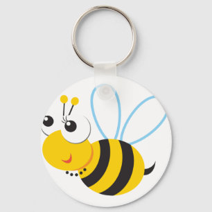 ABC Animals Betty Bee Keychain