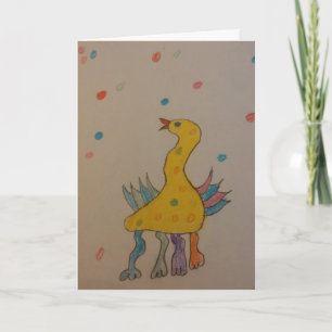 #ABC Art by Children, Easter Duck Holiday Card