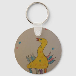 #ABC Art by Children, Easter Duck Keychain