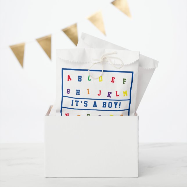 ABC Baby Shower Favour Bag (Party)