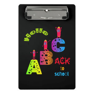 ABC Back to school Mini Clipboard