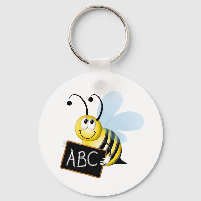 abc Bee Keychain (Front)