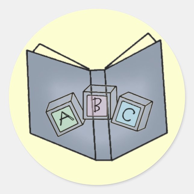 ABC Blocks Book Fun Stickers (Front)