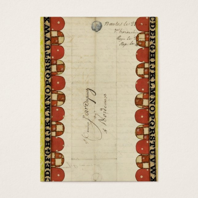 ABC Border Vintage Ledger (Front)