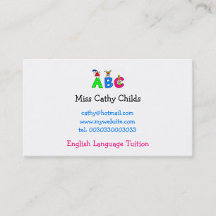 Abc, Business Card