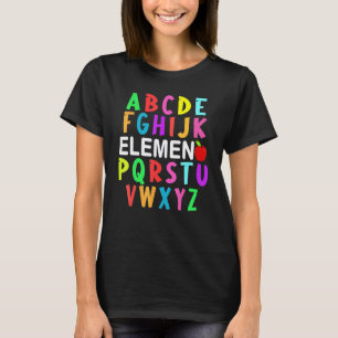 ABC Elemeno Kindergarten Teacher Cute   Back to Sc T-Shirt