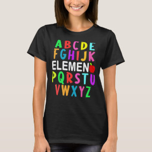 Abc Elemeno Kindergarten Teacher Cute Back To Sch T-Shirt