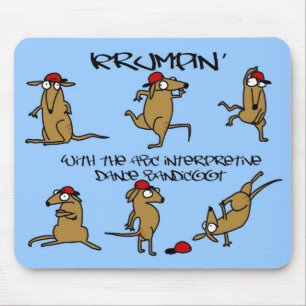 ABC Interpretive Dance Bandicoot Krumpad Mouse Pad