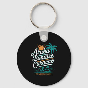 Abc Islands Aru Bonaire Curaçao Cruise Vacation 20 Keychain