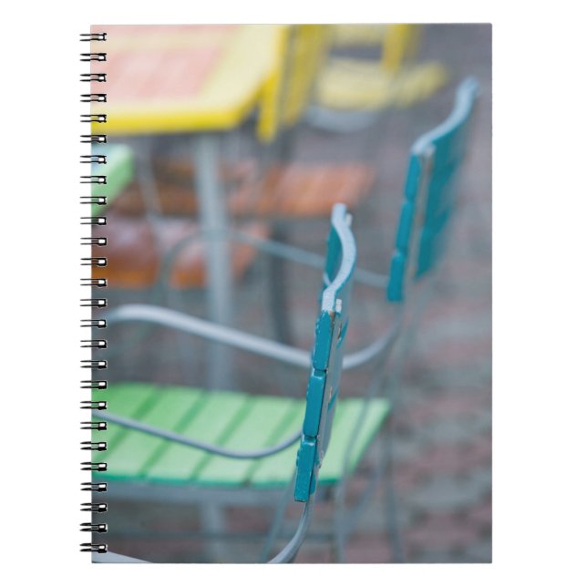 ABC Islands, ARUBA, Palm Beach: Colourful Cafe 2 Notebook (Front)