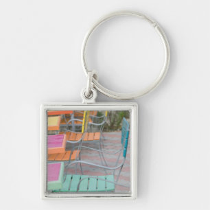 ABC Islands, ARUBA, Palm Beach: Colourful Cafe Keychain